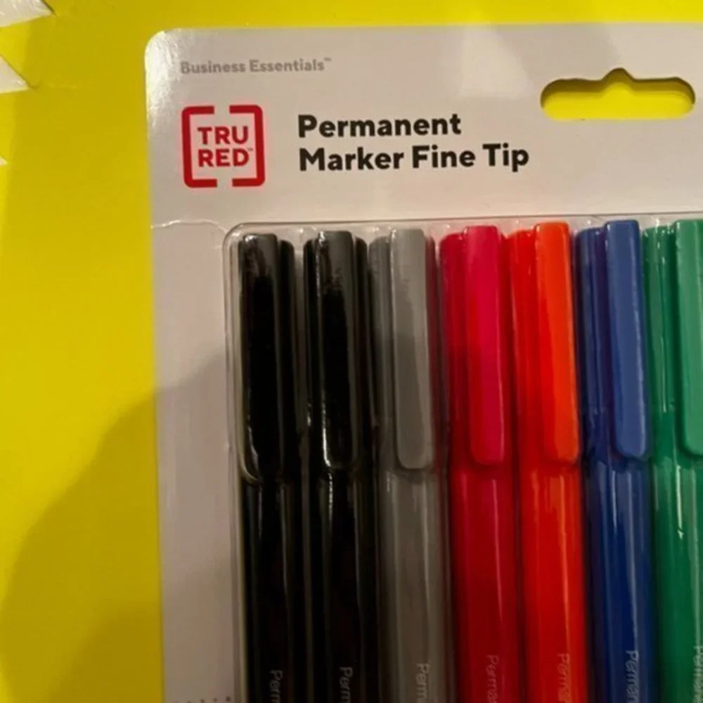 Tru Red / Staples permanent markers